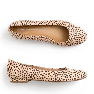 Report Wanna Printed Flat Size 6 Animal Print New!